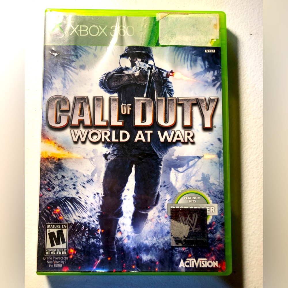 Call of Duty Word at War for Xbox 360